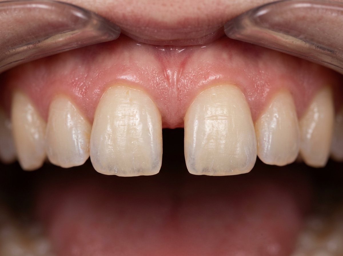 Diastema Kapatma — Tedavi Öncesi